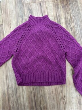 American Eagle Purple Turtleneck